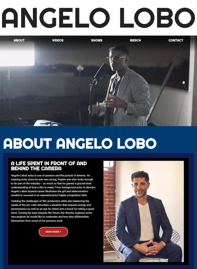 AngeloLobo.com Work in Progress